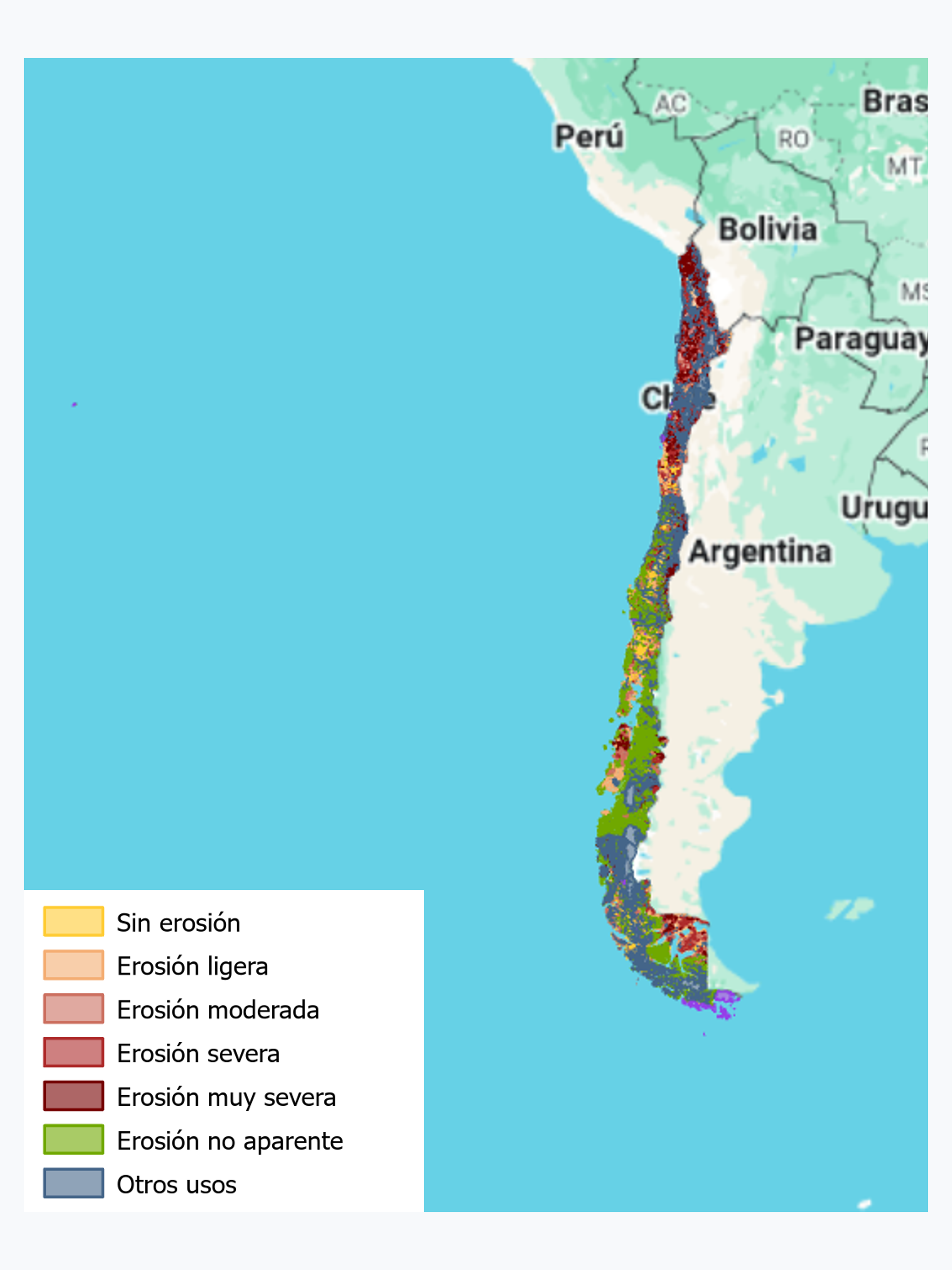 Servicio Web de Mapas - Erosión
